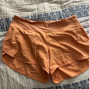 apricot orange lulu shorts